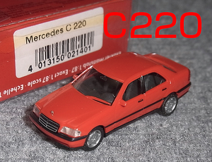 1/87 Mercedes Benz C220 (W202) красный Mercedes Benz B