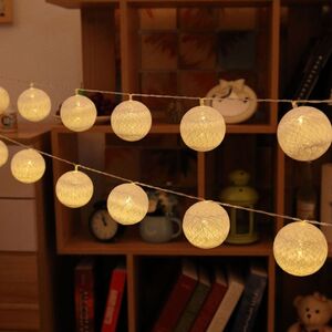 *.... lovely * cotton ball LED light interior display Galland warm white 