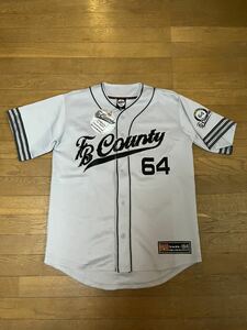 【新品sizeM】FB COUNTY BASEBALL CLASSIC JERSEY グレー エフビーカウンティー ベースボール シャツ