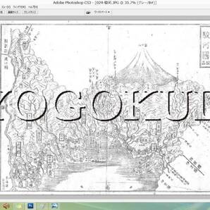 ★幕末★元治二年(1865)★大日本国細図　駿河国(静岡県)★スキャニング画像データ★古地図ＣＤ★京極堂オリジナル★送料無料★