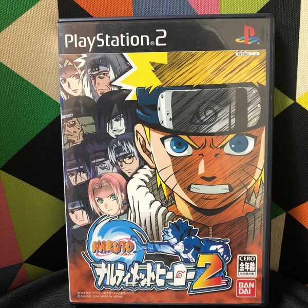 PS2 NARUTO ナルト ナルティメットヒーロー2 PlayStation2