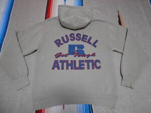 １９８０年代製 RUSSELL ATHLETIC ラッセル 裏サーマル パーカー MADE IN USA VINTAGE SWEATSバスケットボールフットボール スケートボード