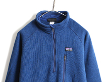 14年製 ■ パタゴニア ベター セーター 1/4 ジップネック メンズ M / 古着 Patagonia フリース ジャケット ジャンパー プルオーバー 杢 紺_画像2