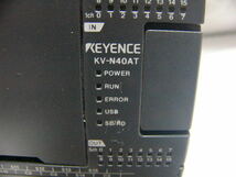★未使用に近い★ Keyence PLC KV-N40AT CPU装置_画像2