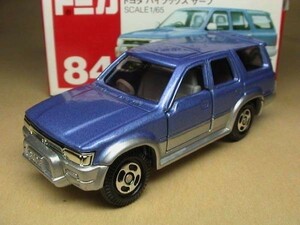 トミカ 絶版 赤箱 No.84 トヨタ ハイラックス サーフ 中国製 TOMICA TOMY TOYOTA Hilux Surf 1/65 ミニカー ミニチュアカー トミー Toy Car