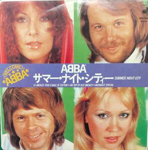 匿名・送料無料！　ABBA　アバ　EP　「サマー・ナイト・シティ　Summer Night City」