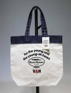 VAN Boat House Van boat house collaboration tote bag unused goods 