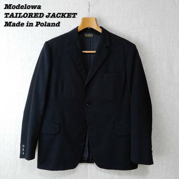 Modelowa TKANINA DEKATYZOWANA TAILORED JACKET Vintage Poland ヴィンテージジャケット テーラードジャケット 1940年代 1950年代