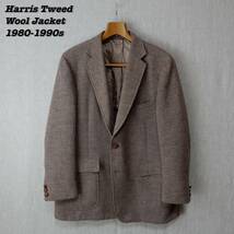 Harris Tweed Wool Tweed Jacket 1980s 1990s Vintage ハリスツイード ウールジャケット ツイードジャケット 1980-1990年代 ヴィンテージ_画像1