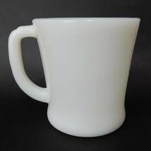 Fire King IVORY D-Handle Mug Cup 1952s-1955s ③ Vintage ファイヤーキング アイボリー マグカップ ヴィンテージ 1950年代_画像3