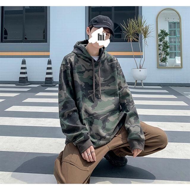 ☆BEAMS ビームス カモフラージュ柄 迷彩柄 パーカー/メンズ/S