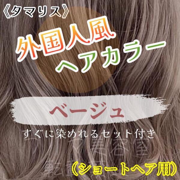 タマリス すぐに染めれる ヘアカラー セット beige12 トリートメント付属割あり