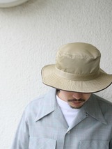 送料無料 新品 SOLARIS HATMAKERS & Co. JUNGLE HAT 59 ベージュ 日本製 ソラリス レザーパイピング ジャングル ナイロン ハット 帽子 _画像10