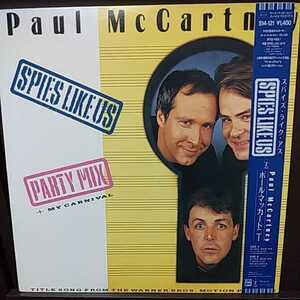 12inch 帯付国内盤/PAUL McCARTNEY SPIES LIKE US