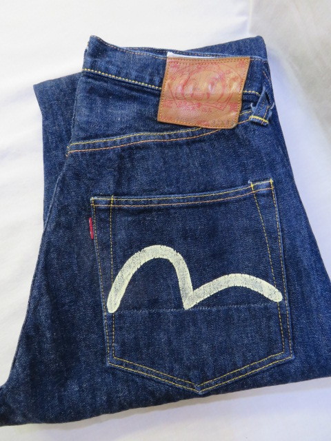 ヤフオク! -エビス evisu 2001 no2の中古品・新品・未使用品一覧 開店記念セール! エヴィス 限定★ ジーンズ リングステッチ 金銀刺繍 W31 2001 EVIS デニム/ジーンズ