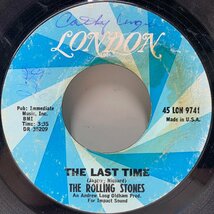 良好盤!! USオリジ ROLLING STONES The Last Time b/w Play With Fire ('65 London) ローリング・ストーンズ／ラスト・タイム EP 7インチ_画像1