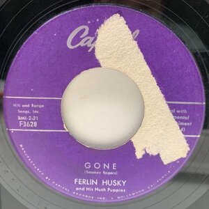 USオリジナル 7インチ FERLIN HUSKY Gone / Missing Persons ('57 Capitol) ファーリン・ハスキー 45RPM.