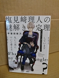 甲斐田紫乃『塩見崎理人の謎解き定理　丸い三角について考える仕事をしています』宝島社文庫　初版本　短編連作ミステリー