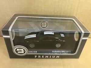 *1/43 Subaru BRZ 2013 черный / белый линия T9P10023 Triple 9