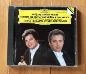 CD-Sep / 独 DG / Itzhak Perlman (vn) Daniel Barenboim (p) / MOZART_Sonata for Piano and Violin K.296, K.305, K.306