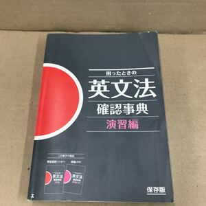 進研ゼミ 高校講座 困ったときの英文法 確認事典 演習編