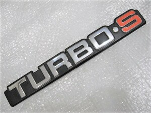 ★希少 ターボ・S TURBO・S 日産 ブルーバード 910 BLUEBIRD スリーエス SSS ターボS DATSUN 新品 エンブレム 旧車 1点