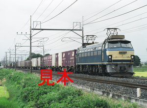鉄道写真、645ネガデータ、158105470007、EF66-26＋貨物、JR東北本線、東大宮〜蓮田、2009.09.09、（4591×3362）