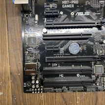 MB-214 激安 マザーボード ASUS H97-PRO GAMER LGA1150 BIOS立ち上がり確認済み ジャンク_画像3