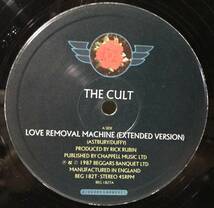 12’’【ROCK/HR/80's】 THE CULT/Love Removal Machine/UK盤/ザ・カルト/盤質良好/BEG 182_画像3