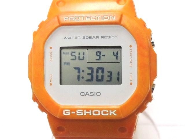 ヤフオク! -g-shock 5600 オレンジの中古品・新品・未使用品一覧