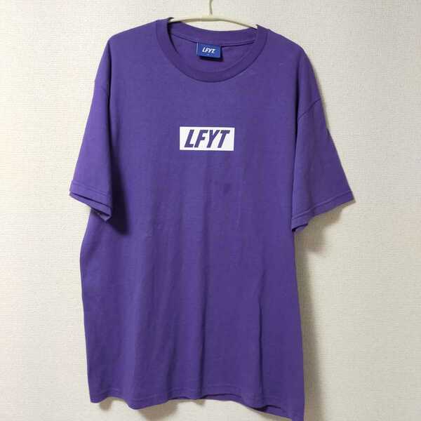 Lafayette ラファイエット LFYT ボックスロゴTシャツ 半袖 BOX LOGO L パープル(紫)