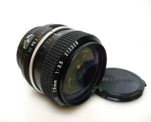 ★Nikon(ニコン)◆ NIKKOR 28mm 1:3.5 ●実用・良品