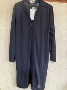 メ3339 新品　ジバンシーGIVENCHYコーディガンネイビー 日本製44