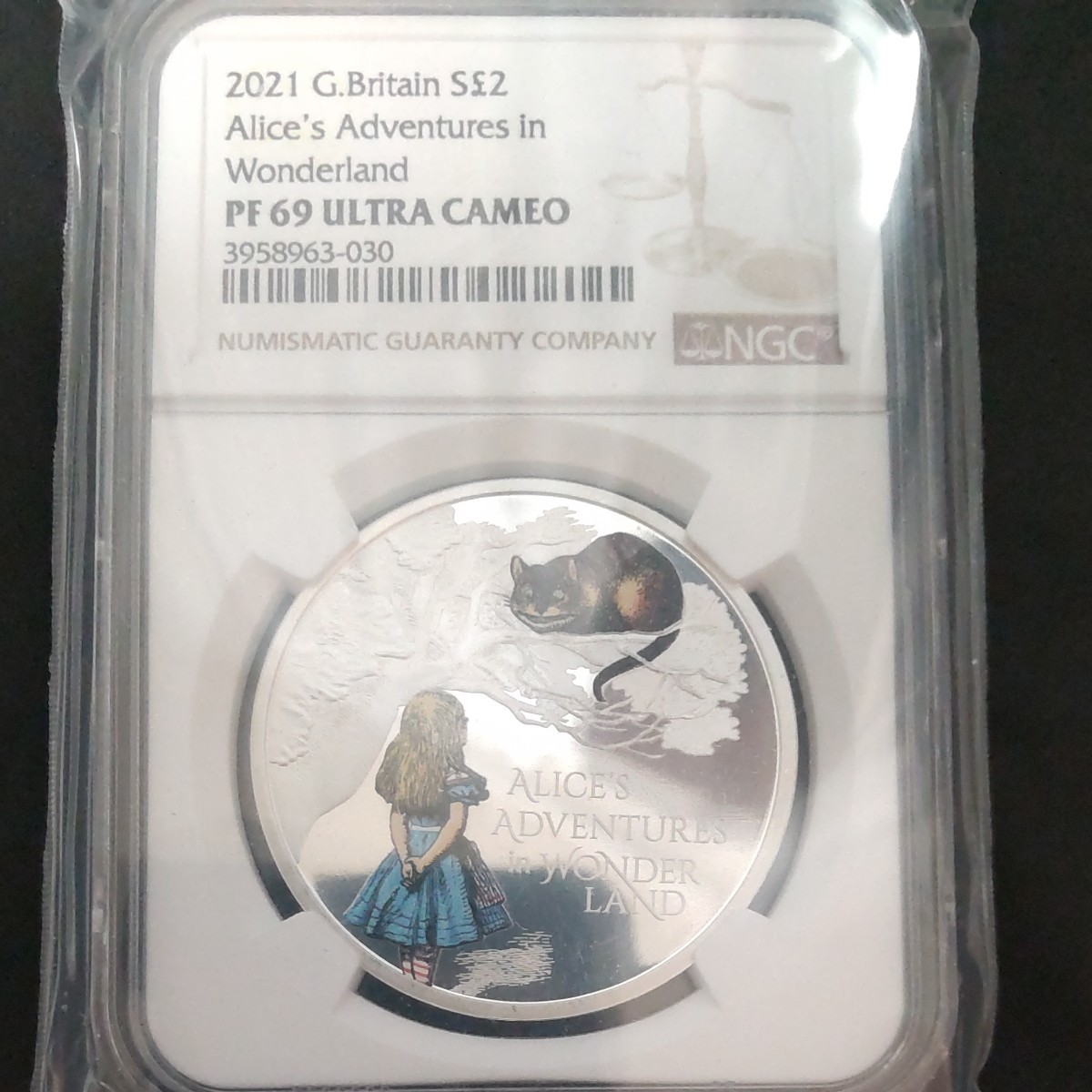 カラフルセット 3個 ☆NGC☆最高鑑定☆2021 007 イギリス領ツバル