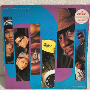 V.A. (PUBLIC ENEMY 、LL COOL J 、3RD BASS 、SLICK RICK) / DEF JAM CLASSICS VOLUME II LP レコード