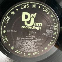 V.A. (PUBLIC ENEMY 、LL COOL J 、3RD BASS 、SLICK RICK) / DEF JAM CLASSICS VOLUME II LP レコード_画像6