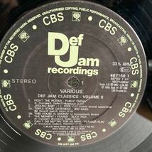 V.A. (PUBLIC ENEMY 、LL COOL J 、3RD BASS 、SLICK RICK) / DEF JAM CLASSICS VOLUME II LP レコード_画像4