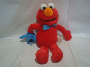  Sesame Street puppet ....BIG soft toy Elmo amusement gift tag attaching 