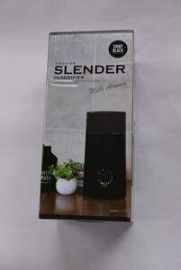 ☆1198　超音波加湿器　SLENDER　アロマトレー付き　加湿器　スマートサイズ　アロマ対応　シンプル　保湿　乾燥