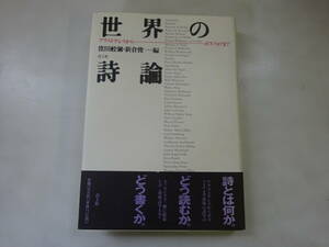 R3Dω 初版本 世界の詩論　アリストテレスからボヌフォワまで　窪田般彌　朝倉俊一　青土社　1994年