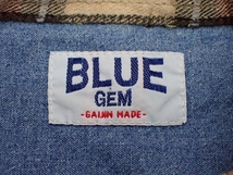 BLUE GEM GAIJIN MADE 起毛チェックシャツ・1△ガイジンメイド/HRM/22*9*3-11_画像8