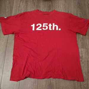 木4★☆　レア　ステューシー　Tシャツ　STUSSY　 スチューシー 半袖Tシャツ　レッド　赤　125th.　XLサイズ 身幅61着丈75☆★