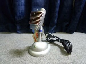 ▲ 極希少 SHURE シュアー MODEL 51 DYNAMIC MICROPHONE ダイナミック マイク 台座 タグ付 ▲