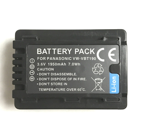 【送料無料】Panasonic パナソニック VW-VBT190 電池 互換用バッテリー 1950mAh 互換品