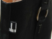 トゥーアンドコー TO&CO. スウェードレザー ロングブーツ 37サイズ ブラック ポルトガル製 レディース F-LSHOE4087_画像7
