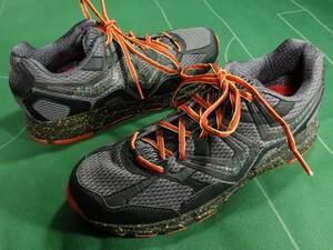 ^MONTRAILmon Trail tore Ran oriented GM2138 men's BAJADAba surface texture gray / orange 27.0cm unused!!!^