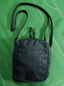 ^MACPAC Mac pack e core z Tec canvas material shoulder pouch Satchmosachi modarc navy beautiful goods!!!^