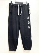 VOLCOM ボルコム A1232102BLK① メンズ Sサイズ スウェット ジョガーパンツ JoggerPants ブラック色 ロゴ ヴォルコム 新品 即決 送料無料_画像1