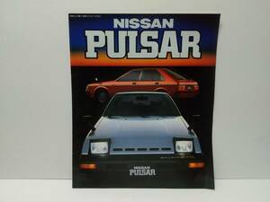 *[ быстрое решение ] Nissan Pulsar Showa 57 год (1982 год ) автомобиль каталог *NISSAN PULSAR старый машина старая модель машина Showa Retro *