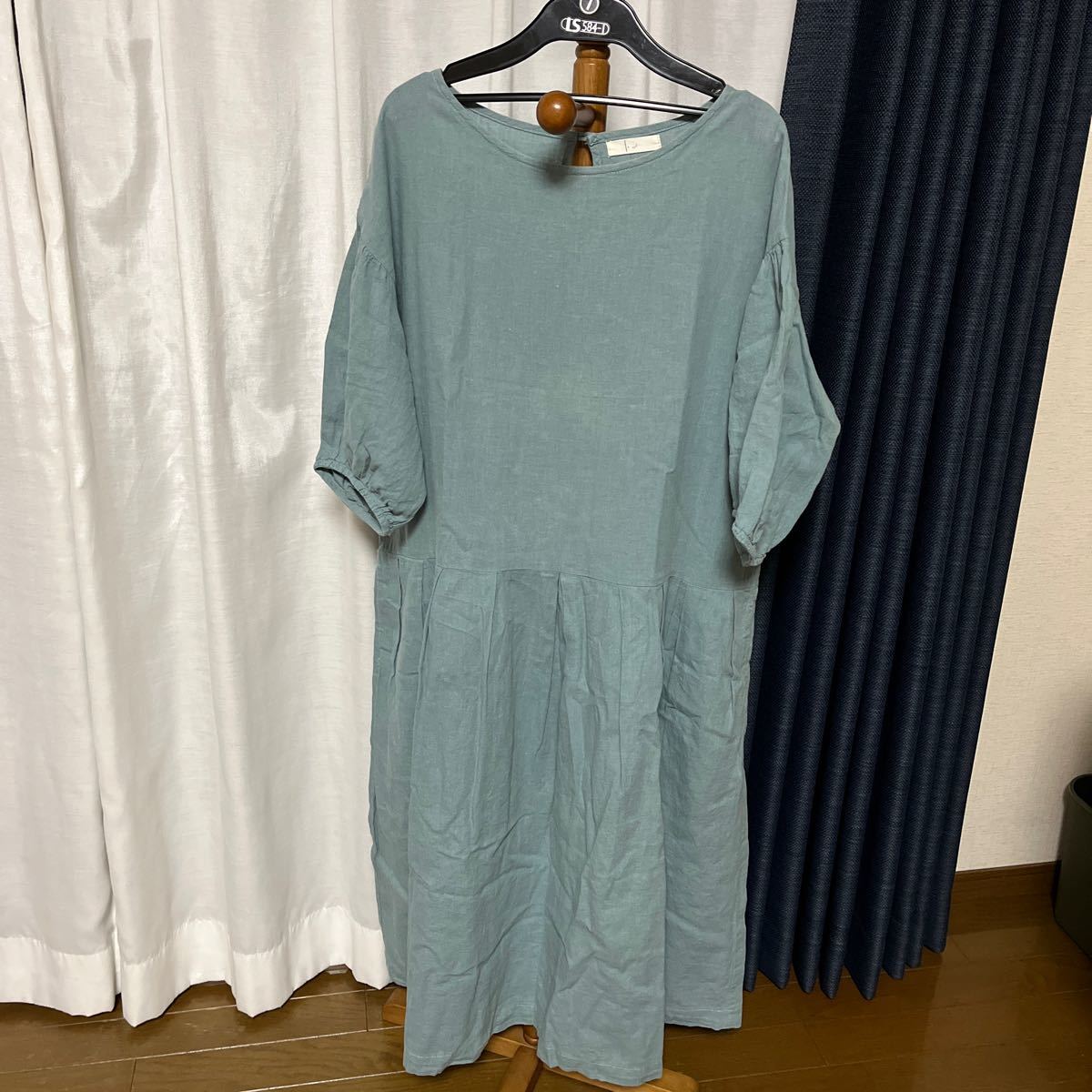 美品!BRUNELLO CUCINELLI 袖切替 ウール/カシミヤ ワンピース(S